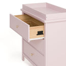 Graco Sasha 3-Drawer Chest with Changing Table Topper (Blush) – GREENGUARD Gold Certified, Nursery Bedroom Chest with Spacious Storage, Interlocking Drawer System, Pre-Installed Tracks by TinyTreasures Baby Boutique