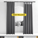 NICETOWN Blackout Curtains for Bedroom - Triple Weave Grommet Top Thermal Insulated Window Treatment Light Blocking Panels for Kitchen/Kids Room, Grey, W46 x L54, Set of 2 by TinyTreasures Baby Boutique