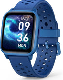 Kids Smart Watch, Smart Watch for Kids 4-16 Years Old with Sleep Mode, 19 Sports Mode, Pedometer, Birthday Gift for Boys Girls, Blue by TinyTreasures Baby Boutique