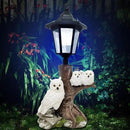 Owl Solar Lights Outdoor Garden,Solar Owls for Outdoors,Solar Powered Owl Garden Statues Decor,Unique Gifts Lights for Patio,Yard,Balcony by GreenHaven Gardens