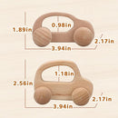 TOY Life Wooden Toys Cars, Montessori Toys for Babies 0-6-12 Months, Rattle Cars for Toddlers 1-3, Wooden Baby Toys Gift 1 Year Old, Baby Boy Girl Nursery Decor, 1 Year Old Boy Birthday Gift by TinyTreasures Baby Boutique