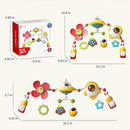 Musical Baby Stroller Arch Toys, Travel Car Seat Toys, Baby Play Arch Crib Accessory Toys, Mobile for Bassinet, Pram Activity Arch Bar Toys for Babies Infants by TinyTreasures Baby Boutique
