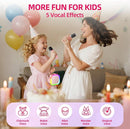 Kinglucky Mini Karaoke Machine for Kids, 2025 TOP Birthday Gifts Ideas for 3-12 Year Old Girls, Christmas Party Gifts Kids' Personal Video Players Accessories with Wireless Microphone - Pink by TinyTreasures Baby Boutique