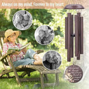 Personalized Wind Chimes, Sympathy Wind Chime, in Loving Memory for Loss of Loved Dad/Mom, Metal Large Memorial Condolences Gifts, Remembrance Wind Chimes for Loss of Loved One by CozyNest Decor