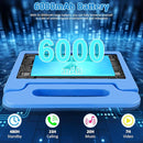 Tablet for Kids, 10.1 inch IPS HD Touchscreen Android 14 64 GB Storage, 8GB RAM, Octa Core Kids Tablet, Parental Controls, 12-hr Battery, WiFi, GPS - Blue by TinyTreasures Baby Boutique