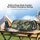 Portable Bluetooth Speaker 60W RMS,90W Peak Loud Subwoofer Wireless Stereo with HD Sound,8H Playtime IPX7 Waterproof for Party cmaping Beach (CAMO-60W RMS/90W Peak) by TinyTreasures Baby Boutique