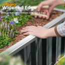 KING BIRD Raised Garden Bed 101" x 36" x 12" 4 Installation Methods for DIY Galvanized Steel Metal Planter Kit Box with 2 Pairs of Gloves (Dark Grey) by GreenHaven Gardens