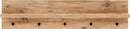 Modern Wall-Mounted Coat Rack with Shelf and Hooks - Wooden Entryway Organizer (Brown) by CozyNest Decor