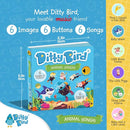 Ditty Bird Animal Songs Book for Toddlers – Interactive Sound Book with Baby Shark & More | Musical Board Book for 1-3 Year Olds | Fun, Realistic Animal Sounds | Sturdy Sensory Book for Baby by TinyTreasures Baby Boutique