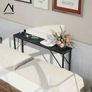 39.4" Console Table, Skinny Entryway Table with Fast-Charging Station, Narrow Long Sofa Table, Behind Slim Couch Table for Entrance, Hallway, Living Room Decor ST-BK100-1 by CozyNest Decor