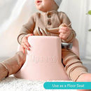 Upseat – The Original Ergonomic Baby Floor & Booster Seat with Tray, Developed with Physical Therapists for Upright Posture & Healthy Hip Development, 4–24 Months, Dishwasher-Safe Extra-Large Tray by TinyTreasures Baby Boutique
