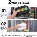 Freezable Lunch Bag for Work School Travel,Leak-Proof Small Lunch Bag by TinyTreasures Baby Boutique