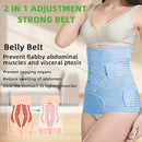 2 in 1 Postpartum Belly Band Wrap Blue, C-Section Support Belt X-Large, Post Partum Support Recovery Waist/Pelvis Belt, Hysterectomy Belly Band Binder Girdle Stomach by TinyTreasures Baby Boutique