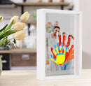 Family Handprint Kit with Picture Frame – DIY Hand Print Keepsake Gift for Parents & Kids, Handprint Craft for Family Memory Making & Home Decor (with Picture Frame) by TinyTreasures Baby Boutique