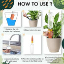 12 Pack Plant Watering Devices, Terracotta Self Watering Spikes with 25 oz Plastic Wine Bottles, Slow Release Plant Waterer Self Watering Planter for Vacation Indoor Outdoor Plant by GreenHaven Gardens