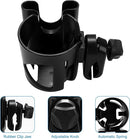 Accmor Universal Cup Holder, Stroller Cup Holder with Phone Holder, 360° Rotatable Large Caliber Designed Bottle Holder for Stroller, Bike, Wheelchair, Walker, Scooter by TinyTreasures Baby Boutique