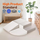 Foam Blocks Climbing for Kids: Toddler Toys for Indoor and Outdoor Fun - Soft PU Leather Play Structure for Crawling and Sliding - Ideal for Playhouse and Play Gym Activities by TinyTreasures Baby Boutique