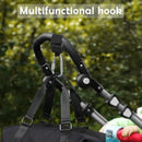 Baby Stroller Hook, Clip or Hang a Diaper Bag to Your Pram or Buggy, 2 Pieces by TinyTreasures Baby Boutique
