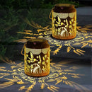 2 Pack Hummingbird Solar Lanterns Outdoor Waterproof LED 6.9" Metal Hanging Solar Lights Outdoor Hummingbird Decorative Lanterns for Patio,Garden,Pathway,Lawn Yard Birthday Gifts for Women Mom by GreenHaven Gardens