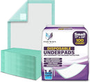 Disposable Bed Pads for Adults 17 x 24 (100 Count) - Super Absorbent and Waterproof - Incontinence Bed Pads, Chuck Pads, Chux Pads, Changing Pads for Baby, Pee Pads for Kids by TinyTreasures Baby Boutique