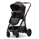 Mompush Ultimate2 Baby Stroller, Premium Convertible Full-Size Stroller for Toddler, Reversible Seat with One Hand Recline Adjustment, Car Seat Adapter Included by TinyTreasures Baby Boutique