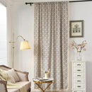 Sutuo Home Boho Curtain 84 Inches Length Semi-Blackout Bohemian Damask Moroccan Florals Print Darkening Curtains Tassels, Rod Pocket Window Treatment Drapes for Bedroom, 1 Panel 59" W x 84" L, Blue by CozyNest Decor