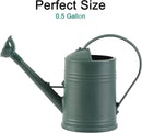 Plastic Indoor Watering Can with Sprinkler Head - 68 oz, 1/2 Gallon by GreenHaven Gardens