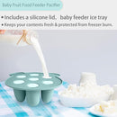 Silicone Baby Food Freezer Tray with Teething Popsicle Molds - Baby Fruit Feeder and Breastmilk Teether Combo by TinyTreasures Baby Boutique