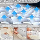 Pregnancy Pillow for Pregnant Women Sleeping,Pillow Maternity Pillow Support for Back, Legs, Belly, HIPS,Grey by TinyTreasures Baby Boutique