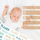 Ship Next Day, Personalized Baby Blanket – Printed in USA, Custom Baby Blanket for Boys & Girls, Baby Blanket with Name, Baby Shower, Easter, Christmas, Birthday Newborn & Toddler Gifts, Baby Gifts by TinyTreasures Baby Boutique