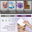 Poesie Travel Laundry Detergent Strips 40 Sheets Liquidless Laundry Soap Sheet for Travel Dorm Home Lavender by CozyNest Decor