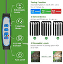 Wiaxulay Grow Lights for Indoor Plants, Full Spectrum 6000K Plant Light for Indoor Plants, LED Grow Light Strips with Auto Timer 6/12/16Hrs, 5 Dimmable Levels, 3 Switch Modes for Hydroponics Seedling by GreenHaven Gardens