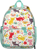Toddler Backpack for Girls 3-8: Preschool Kindergarten Backpack - Cute Kids Backpacks for Girls-Cute Cat by TinyTreasures Baby Boutique