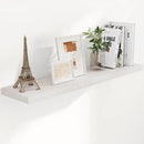 Floating Shelves 48 Inch Long, 48"W x 9"D Wall Shelf Invisible Bracket, 9 Inch Deep Floating Shelf for Wall, Rustic Wooden Shelves for Living Room, Kitchem, Bedroom, Brich Color, Set of 1 by CozyNest Decor