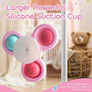 ALASOU 3PCS Pop Suction Cup Spinner Toys for 1 Year Old Boy Girl|Novelty Spinning Tops Toddler Toys Age 1-2|Sensory Baby Bath Toy for Toddlers 1-3|12 18 Months Boy Birthday Gift for Infant by TinyTreasures Baby Boutique