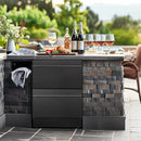 Tylza Under Counter Drawer Fridge 24 Inch, Built-in/Freestanding Beverage Refrigerator for Home and Commercial Use, Stainless Steel Material, Fast Cooling, Low Noise, Black by CozyNest Decor