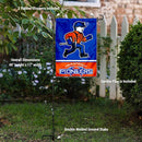 College Flags & Banners Co. Wisconsin Platteville Pioneers Garden Flag with Stand Holder by GreenHaven Gardens