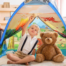 Kids Play Tents,the World of Dinosaurs Tents for Kids Indoor/Outdoor fun, Dinosaurs Dome Playhouse for Boys & Girls,Durable and Breathable Premium Material, Perfect Kid’s Gift- 47" x 47" x 43" by TinyTreasures Baby Boutique
