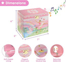 Jewelkeeper Jewelry Box for Girls - Spinning Ballerina Doll to Swan Lake Tune Music Box - Pink Jewelry Boxes for Girls with 2 Drawers - Ideal for Storing Necklaces and Bracelets - 7Lx5Hx6W Inches by TinyTreasures Baby Boutique