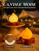 3pcs Cozy Campfire Nightlight Kits, Soothing Nature Sounds, White Noise Night Light for Baby Adult, Rechargeable, Cute Flame Lamp, Best Gift for Kids Bedrooms Camping Trips by TinyTreasures Baby Boutique