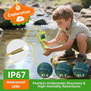 Borescope Snake Camera Endoscope with Light & Flexible Tube for Kids - Educational STEM Science Toy for Boys & Girls Ages 3-10, Birthday for Nature Exploration - Green by TinyTreasures Baby Boutique