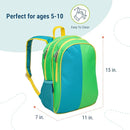 Wildkin 15-inch Kids Backpack – Durable, Padded, Adjustable for School & Travel - Monster Green by TinyTreasures Baby Boutique