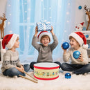Kids Drum Set with Adjustable Strap: Toddler Musical Instrument for Ages 3-5, Wearable Drum Kit with Drumsticks, Educational Percussion Toy for Rhythm Music Development (Red) by TinyTreasures Baby Boutique