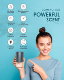 Essential Oil Diffuser Waterless Aromatherapy Diffusers for Home Large Room, Bedroom, Car, Office, Desk, Battery Operated, Small Diffuser for Pure Scent, 100mL Capacity, AN9 (Gray) by TinyTreasures Baby Boutique