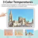 HIUKCOLED Wireless Battery Powered A3 Light Pad, 3 Colors Stepless Dimmable and 6 Levels Brightness Light Board, Rechargeable LED Light Tracing Box for Diamond Painting,Cricut Weeding Vinyl Tools by TinyTreasures Baby Boutique