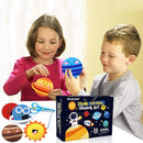 CiyvoLyeen Space Sewing Kit for Kids Solar System DIY Activity Kids Felt Craft Supplies for 7 8 9 10 11 12 Girls and Boys Educational Beginners Sewing Set of 11 by TinyTreasures Baby Boutique