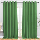 NICETOWN Room Darkening Curtains for Room Divider, Grommet Thermal Curtains Light & Sound Reducing Window Treatments for Sliding Glass Door, W66 x L110, Forest Green, 2 Panels by TinyTreasures Baby Boutique