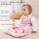 Yoofoss Baby Sleep Sack 18-24 Months, 1.5 Tog Baby Wearable Blanket with 2-Way Zipper, 100% Cotton Organic Fabric Winter Infant Sleeping Sack, Warm Soft Comfy by TinyTreasures Baby Boutique