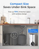 Waterdrop Reverse Osmosis System, Instant Hot Water Dispenser, 600 GPD, Reduce PFAS, Tankless, 2:1 Pure to Drain, Under Sink, TDS Reduction, Smart LED Faucet, Hot and Cold Water Dispenser Faucet by CozyNest Decor