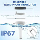 Nuovoware Digital Floating Pool Thermometer, Wireless Pool Thermometer with Easy Read Screen Display, Remote Water Thermometer IPX8 Waterproof for Swimming Pool, Fish Tank, Hot Tub by GreenHaven Gardens